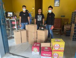 Gelar Operasi Pekat, Polres Indramayu Sita Ratusan Botol Miras