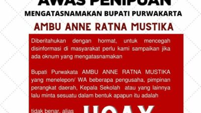 Waspada! Modus Galang Donasi, Oknum Catut Nama Bupati Purwakarta