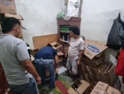 Cipta Kondisi, Polres Indramayu Sita Ratusan Botol Miras