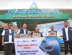Tanggap Bencana, Jasa Tirta II Salurkan Bantuan bagi Korban Gempa Cianjur