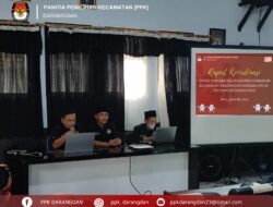 Gelar Rakor SDM & Datin, PPK Darangdan Imbau PPS Informasikan DPS ke Masyarakat 