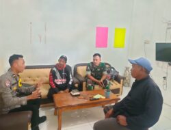 Silaturahmi Dengan Tokoh Masyarakat, Ini Pesan Bhabin Desa Cigalumpit