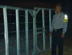 Tak Kenal Waktu, Polsek Plered Jaga Ketat Jalur Kereta Cepat