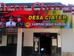 Kepala Desa Ciater Dukung Polres Subang Jadikan Wilayahnya sebagai Kampung Bebas Narkoba