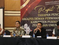 KPU Purwakarta Lakukan Evaluasi Pencalonan Anggota DPRD Kabupaten Purwakarta