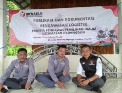 Jelang Pemilu 2024, Panwaslu Kecamatan Darangdan Masif Awasi Pergerakan Logistik Pemilu