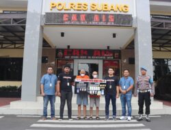 Cipta Kondisi di Bulan Rhamadan, Polres Subang Ringkus Dua Orang Pengedar Narkoba 