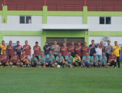 Pererat Silaturahmi dan Tingkatkan Sinergitas, Polres Subang gelar Pertandingan Sepak Bola dengan Wartawan 