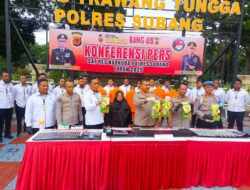 Ukir Sejarah, SatRes Narkoba Polres Subang Gagalkan Peredaran Narkoba dengan Barbuk lebih dari 5 Kg Sabu